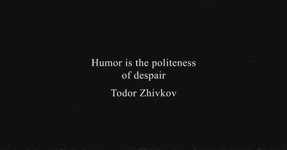 Humor is the politeness of despair | Nikola Stoyanov