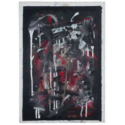 Без име (2016) — Акрил върху платно, 50x40см