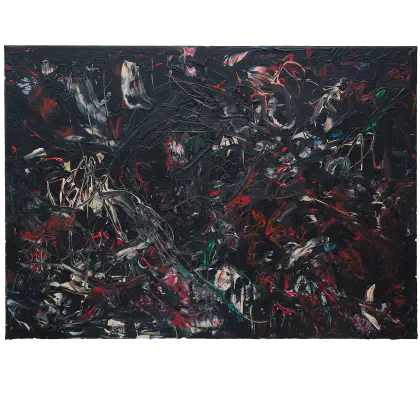 Без име (2014) — Акрил върху платно, 40x60см