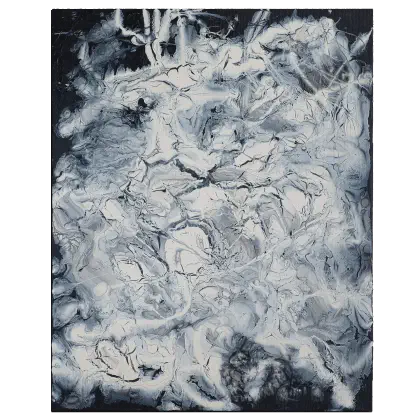 Без име (2018) — Акрил върху платно, 50x40x1см