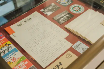 View of found archive.