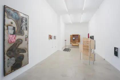 The Naphthalene Tapes (2026) — Nikola Stoyanov — Video installation presented in the Black Market exhibition at PUNTA Gallery, Sofia.