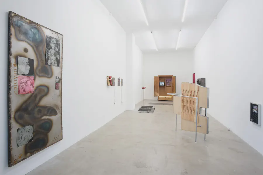 The Naphthalene Tapes (2026) — Nikola Stoyanov — Video installation presented in the Black Market exhibition at PUNTA Gallery, Sofia.